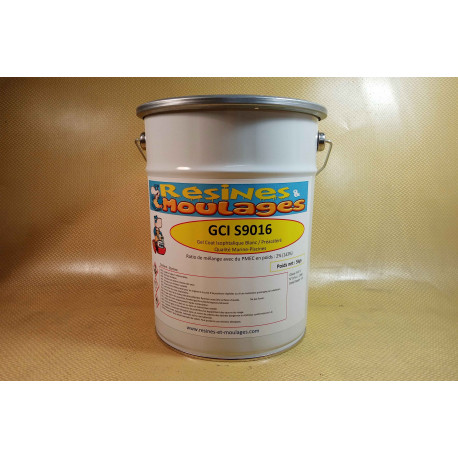 GEL COAT ISOPHTALIQUE QUALITÉ MARINE BLANC 5 KG